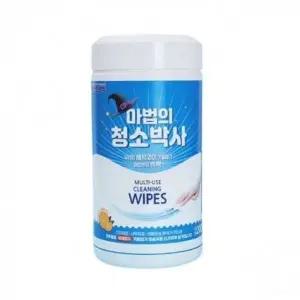 ( )다용도 세정티슈 기름때 찌든때 청소티슈 만능 크리너 원통형 200매입