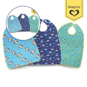 쌍문상회 간병용품 17색 찍찍이 어르신턱받이 성인