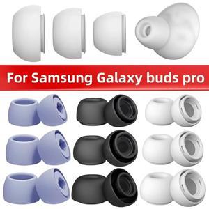 삼성 호환 갤럭시 호환 버즈 프로용 실리콘 교체 귀마개 낙하 방지 이어버드 3 쌍 듀얼