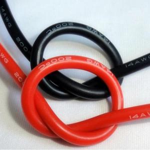 내열성 유연한 실리콘 케이블 12AWG 14 15 16awg 17 18 20 22 24 26 28 30 내한성 고온 200도