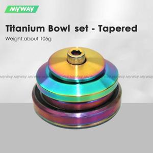 TC4 티타늄 MTB 자전거 볼 세트로드 그래블 바이크 헤드셋 베어링사이클링 부품