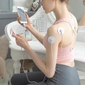 NO어플 핸드폰연결 휴대용 저주파 마사지패드 가정용 근육이완 개인용