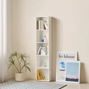 [인터데코](착불) 집이 넓어보이는 인테리어 슬림 책장 5단 40cm P0000CFZ