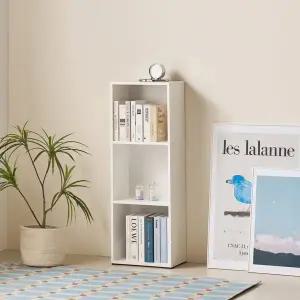 [인터데코](착불) 집이 넓어보이는 인테리어 슬림 책장 3단 40cm P0000CFX