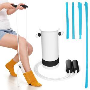 양말을 신고 양말이나 스타킹을 벗을 수 있는 간편한 장치, 노인용 양말 보조 굽히지 않는 거동이 불편한 남녀용 풀러 장치