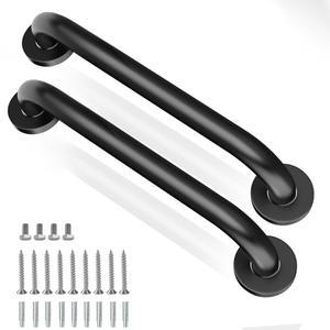 지우유즈 샤워 그립 바 2팩, 16인치 헤비 듀티 논슬립 욕실 1.25인치 직경의 노인용 안전 손잡이, 욕조/샤워기/화장실용 핸디캡 어시스트