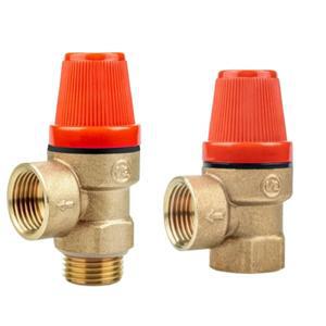 1pcs 황동 안전 밸브 배수 릴리프 스위치 12 인치 DN15 태양열 온수기 내부 및 외부 와이어