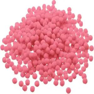 파티킬 폼 0.4인치/1cm 500피스 작은 볼 퍼지 크래프트 공예품 DIY 장식 공예 용품 밝은 빨간색