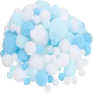 공예품용 파티킬 모둠 사이즈 폼 미술 용품용 퍼지 파스텔 볼 130개 DIY 창의 공예 재료 수공예 장식