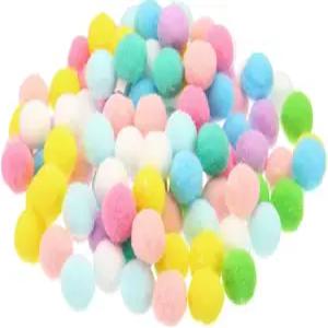공예품용 파티킬 0.8인치 폼 미술 용품용 퍼지 파스텔 볼 100개 DIY 크리에이티브 공예 재료 수공예 장식