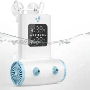 욕조용 배스 제트 TAREIDEW 듀얼 아울렛 스파 버블 모드 13000mAh 충전식 루파 포함 5단 조절 가능 IPX8