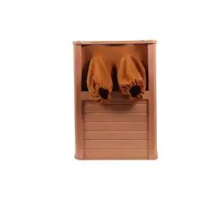 편백나무 건식 족욕기 디지털 사우나 온열 마사지 통