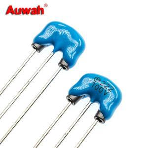 10pcs 100V 2200pF 2.2nF 6A 3 단자 필터 커패시터 DSS1NB32A222Q55B EMI 정적 잡음 DIP 새로운 원본