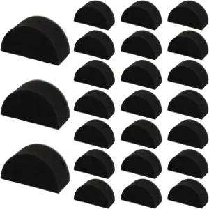 페이스 페인팅 하프 문 스펀지 고밀도 페인트 메이크업 용품 바디 아트 크래프트 블랙