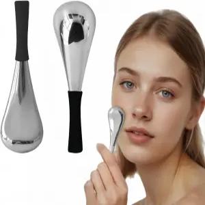 얼굴과 눈을 위한 쿨링 글로브 스 여성과 스테인리스 크라이오 스틱 스킨 케어 도구 스파 롤러 안티에이징