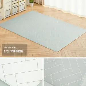 놀이 매트 층간소음 모던 심플 12T 보온 폭신 프리미엄 soft mat 북유럽 감성 양면
