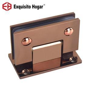 로즈 골드 스테인리스 스틸 304, 욕실 클립, 샤워 룸 힌지, 프레임리스 유리 도어, 상하 폴더, 접이식 페이