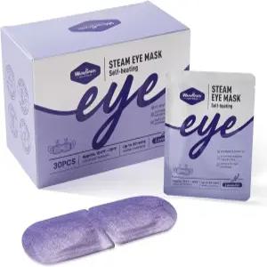 건조한 눈을 위한 셀프 히팅 마스크 웜 컴프레션 빠른 수면 스파 여행 필수품 및 휴식 선물을 일회용 온열