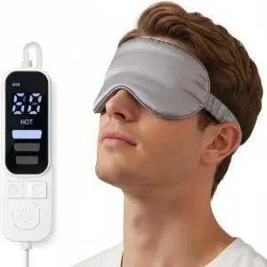 건조한 눈을 위한 실크 같은 온열 마스크 MGD 안검염 염색 회색