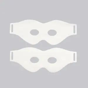 일회용 부직포 마스크 슬리브 2개 - 재사용 가능한 쿨링 위한 부드러운 통기성 패브릭 커버 스포츠