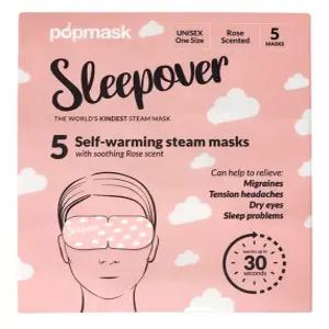 팝밴드 팝마스크 슬립오버 자가 발열 로즈 향 편두통 두통 안구 건조증에 대한 자연스러운 스팀 열 5가지