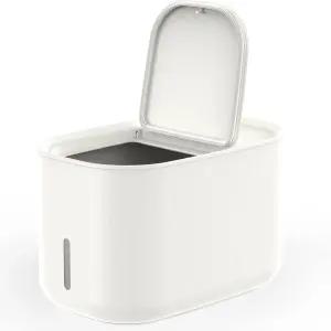 주티 쌀 저장 용기 식품 건조 7.2파운드 애완동물 사료 디스펜서 뚜껑이 있는 6.9Qt/11파운드 대형 저장통