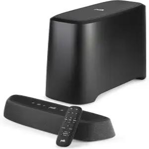 무선 서브우퍼 돌비 애트모스 및 DTS X 인증을 받은 TV용 Polk 오디오 MagniFi 미니 AX 사운드 바 특허받은