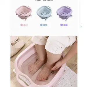 발마사지 폴딩형 족욕기/ 온열기능 피로회복 건강관리 지압 족탕기/ 혈액순환 접이식 족용통/족욕 바스켓