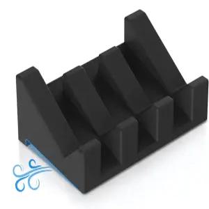 실리콘 비누 접시 - 샤워기 욕실 욕조 배수를 위한 1개의 PCS 확장 셀프 홀더 블랙