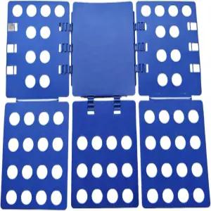 티셔츠 폴더 보드 빠르고 편리한 디자인의 셔츠 접이식 접시 가정용 옷 정리함 파란색