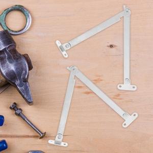 2개 디스플레이 랙 뚜껑 지지 힌지 캐비닛 도어 폴딩 브래킷 드레서 접이식 가구