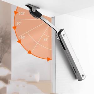 헤비 듀티 유압식 캐비닛 힌지 랜덤 스톱 소프트 클로징 주방 조절 가능 도어 서포트 리프트 업 하드웨어