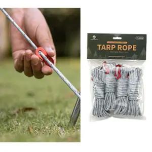 캠핑 야간 반사광 사이드폴 로프 타프 텐트 고정