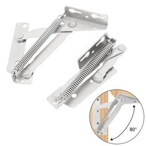 소파 침대 스프링 힌지 캐비닛 80 도 접이식 소프트 벽 찬장 도어 부드러운 하드웨어, 2 개