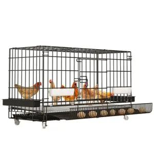 닭장 대형 접이식 청소 오리 케이지 철망 양계용 거위 가정용 사육장 실내 조립식 닭집