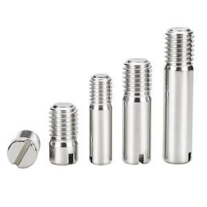 304 스테인리스 스틸 GB878 단일 홈 외부 나사 원통형 핀 위치 지정 M2M2.5M3M4M5M6M8M10