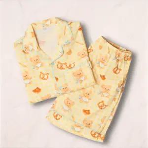 스파오 버터베어 여름 반팔 반바지 파자마 홈웨어 세트