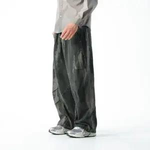 록쉬블몰 남성 바지 빈티지 캐주얼 가을 카고 긴 와이드 계구제 HO3