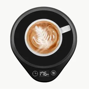 이디르히크 커피 머그 워머 책상용 급속 난방 자동 차단 3가지 온도 설정 및 2-12시간 타이머 음료/커피를