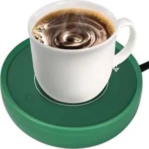 ASAMAASA 스마트 커피 머그컵 워머 캔들 중력 스위치 자동 꺼짐/꺼짐 쾌적한 온도로 음료를 안전하게