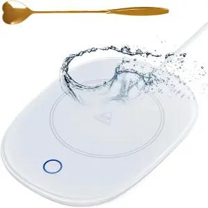 책상 사무실 가정용 지능형 자동 온/오프 중력 감지 히터가 장착된 제넨릭 커피 머그 워머 캔들 플레이트 -