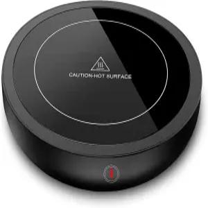 커피 머그 워머 가장 빠른 가열 온도 책상 자동 차단을 위한 KRMNHR 컵 3 템프 설정 우유 차용 캔들 왁스