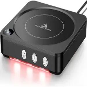 머그 워머 - 온도 디스플레이가 있는 책상용 36W 커피 2-12시간 자동 차단 스마트 캔들 이상적인 선물