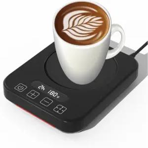 커피 머그 워머 7가지 온도 설정의 컵 8시간 자동 차단 및 12시간 타이머 모든 병을 위한 패스트 보틀 음료