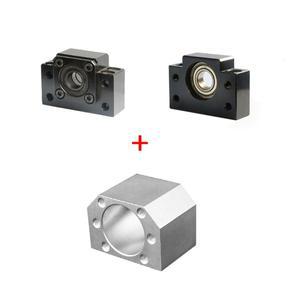 고정 엔드 지지대 시트 베어링 및 볼 스크류 너트 하우징 브래킷 거치대 DSG16H BK12 BF12 1개