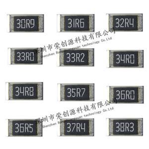 1206 smd 칩 저항기 1% 30R9 31R6 32R4 33R0 35R7 38R3 3.2x1.6mm 1/4W 100개/로트
