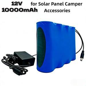 호환상품 Aleaivy 12V 10Ah LiFePO4 배터리(14.6V 충전기 포함) 20A BMS 동일 포트 보호 태양광 패널 캠핑