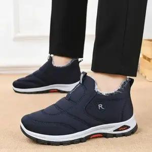 할머니털신발 남성 여성 겨울 간편 외출 기모 안감 슬림 슬립온 스타일 방한화 스니커즈