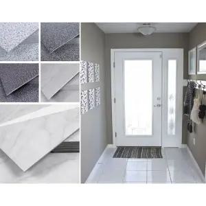 바움 현관타일셀프 접착식 데코 타일 12장 초간단 인조대리석