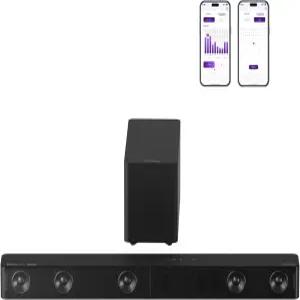 ULTIMEA 5.1 사운드바 돌비 애트모스 포함 스마트 TV용 서브우퍼 300W 피크 파워 서라운드 시스템 HDMI